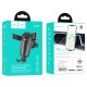 Автомобільний тримач Hoco CA92 Gold shield air outlet gravity holder Black