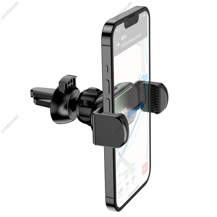 Автомобільний тримач Hoco CA108 Pilot auto clamp air outlet car holder Black