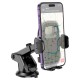 Автомобільний тримач Hoco H15 Fair push-type car holder (center console) Black