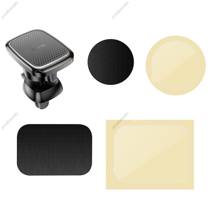 Автомобільний тримач Hoco CA106 Air outlet magnetic car holder Black