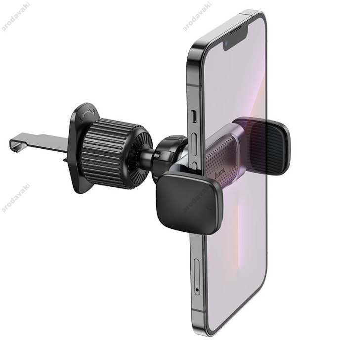 Автомобільний тримач Hoco CA110 pull clip air outlet car holder Black
