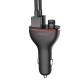 FM трансмітер ROCK B300 Bluetooth чорний