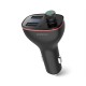 FM трансмітер ROCK B300 Bluetooth чорний