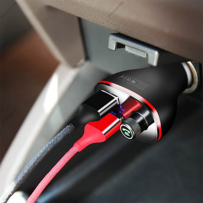 FM трансмітер ROCK B300 Bluetooth чорний