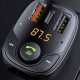 FM трансмітер ROCK B301 Bluetooth чорний