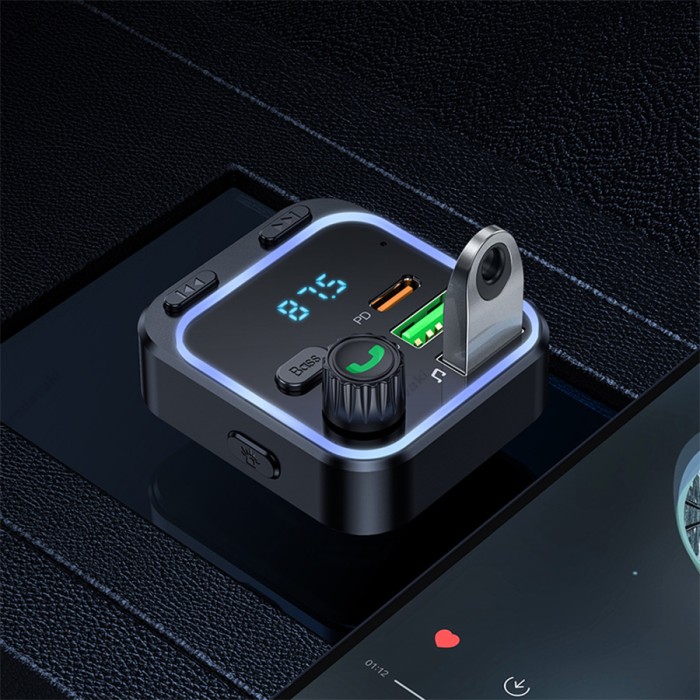 FM-трансмітер Borofone BC53 Highway Black Bluetooth