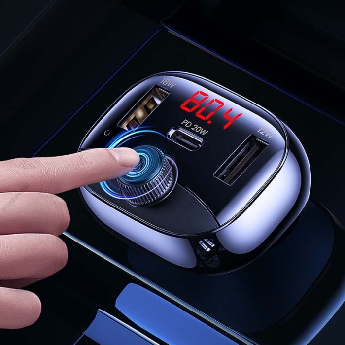 FM-трансмітер Borofone USAMS US-CC143 Bluetooth Black
