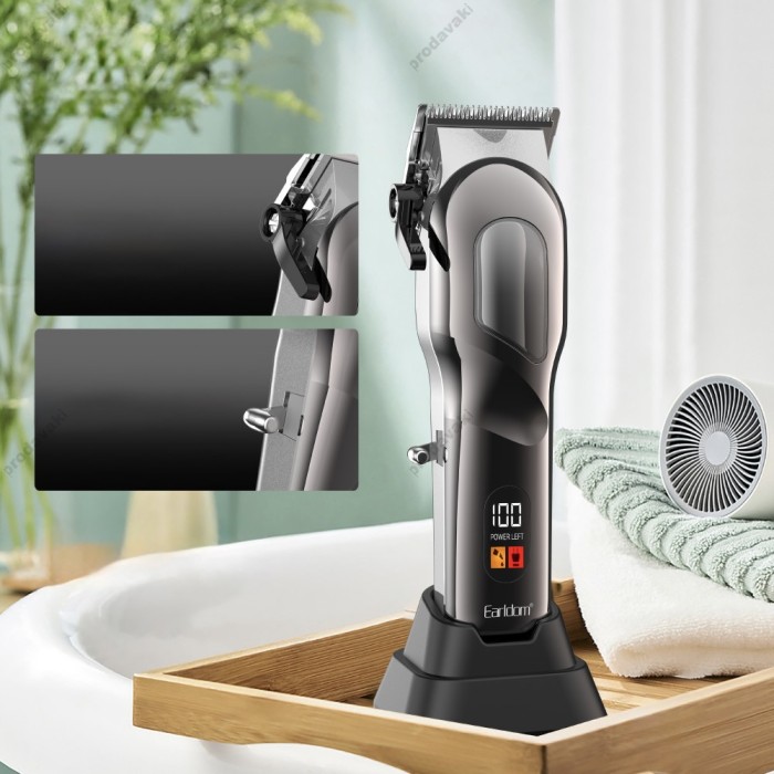 Машинка для стрижки волосся Earldom ET-HC03 Electric Hair Clipper Black