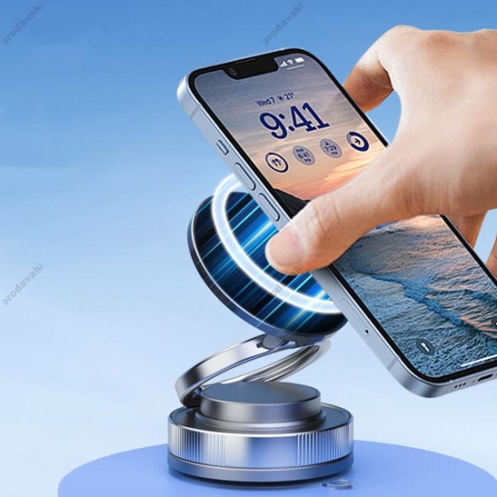 Автомобільний тримач CH CCT28 vacuum magnetic mobile phone holder Black