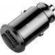 Автомобільний зарядний пристрій Baseus Grain Mini Dual USB Smart Car Charger 3.1A Black CCALL-ML01