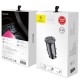 Автомобільний зарядний пристрій Baseus Grain Mini Dual USB Smart Car Charger 3.1A Black CCALL-ML01