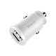 Автомобільний зарядний пристрій Baseus Grain Mini Dual USB Smart Car Charger 3.1A White CCALL-ML02