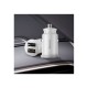 Автомобільний зарядний пристрій Baseus Grain Mini Dual USB Smart Car Charger 3.1A White CCALL-ML02