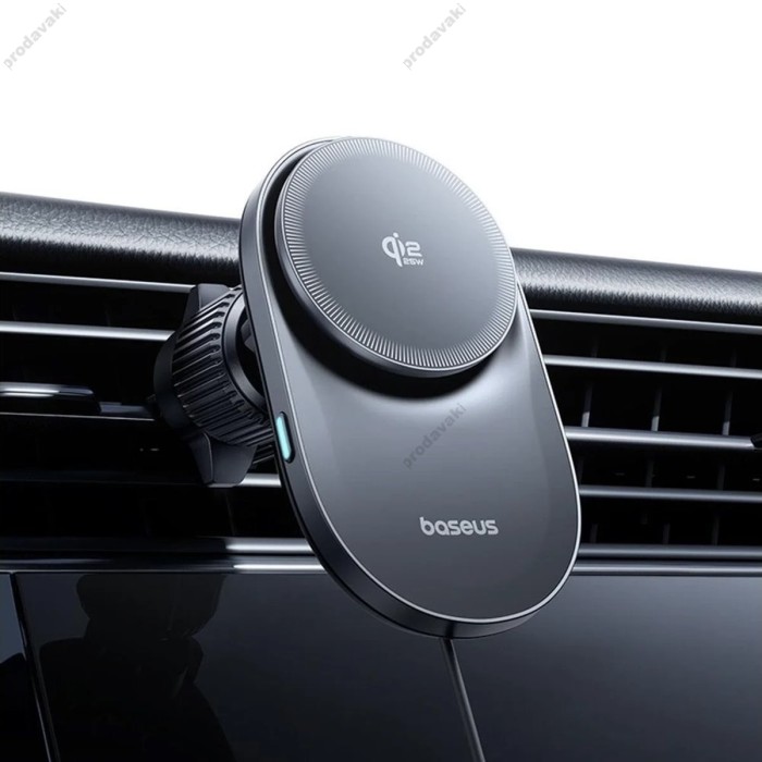 Автомобільний тримач із бездротовою зарядкою Baseus PrimeTrip VC2 Pro Magnetic Wireless Charging Car Mount Qi2.2 Black C0013N00