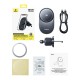 Автомобільний тримач із бездротовою зарядкою Baseus PrimeTrip VC2 Pro Magnetic Wireless Charging Car Mount Qi2.2 Black C0013N00