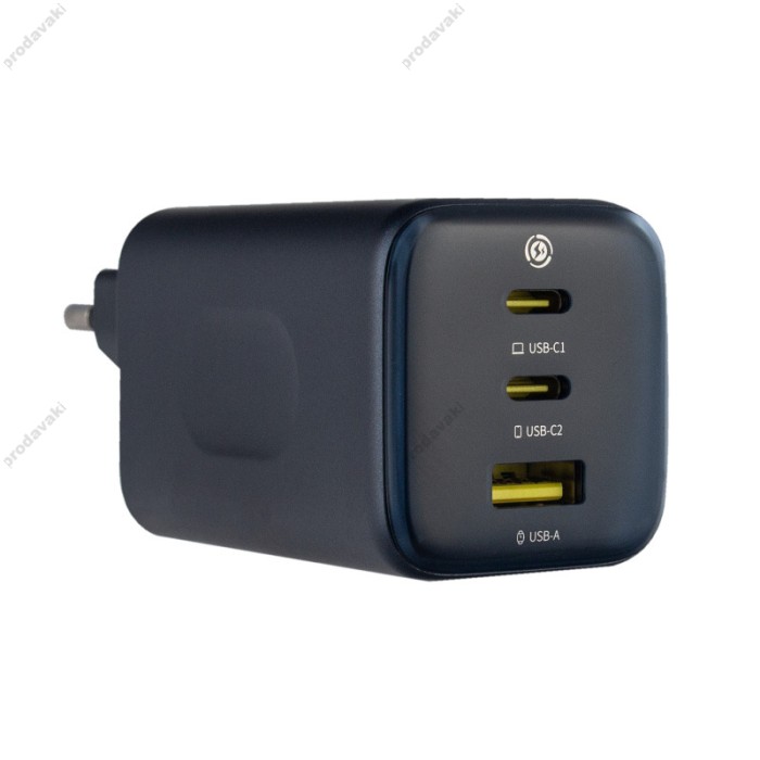 Мережевий зарядний пристрій Baseus PicoGo AE11 Fast Charger 2C+U 100W Black E0121400