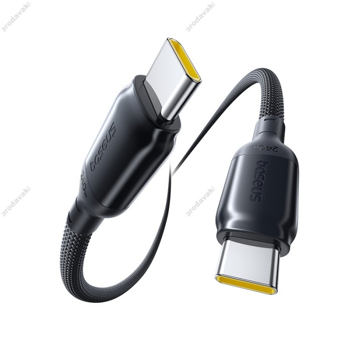 Кабель Baseus PicoGo Type-C to Type-C 240W 5A 1m Black E0423300