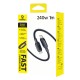 Кабель Baseus PicoGo Type-C to Type-C 240W 5A 1m Black E0423300