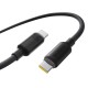 Кабель Baseus Foamed Silicone Type-C to Type-C 100W 5A 2m Black E0426704