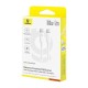 Кабель Baseus Foamed Silicone Type-C to Type-C 100W 5A 2m White E0426705