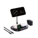 Бездротова зарядка Baseus EnerFill FS41 3-in-1 Wireless Charging Stand Black P10281904123-01