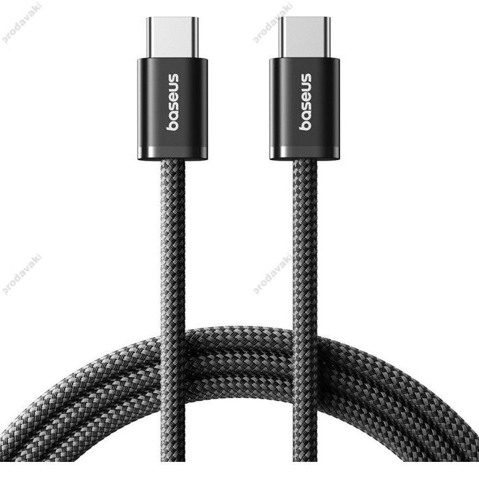 Кабель Baseus Dynamic 4 Fast Charging Type-C to Type-C 100W 5A 2m Cluster Black P10381400112-00