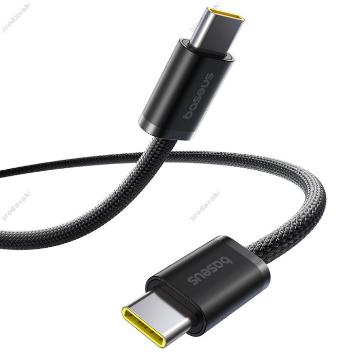 Кабель Baseus Dynamic 4 Fast Charging Type-C to Type-C 100W 5A 2m Cluster Black P10381400112-00