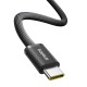 Кабель Baseus Dynamic 4 Fast Charging Type-C to Type-C 100W 5A 2m Cluster Black P10381400112-00