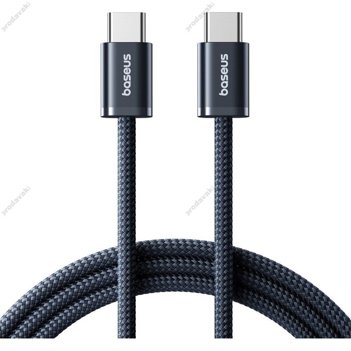 Кабель Baseus Dynamic 4 Fast Charging Type-C to Type-C 100W 5A 2m Cosmic Black P10381400121-01