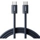 Кабель Baseus Dynamic 4 Fast Charging Type-C to Type-C 100W 5A 2m Cosmic Black P10381400121-01