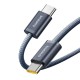 Кабель Baseus Dynamic 4 Fast Charging Type-C to Type-C 100W 5A 2m Cosmic Black P10381400121-01