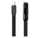 PD кабель Baseus MVP 3 Type-C to Lightning 20W 1m Black P10382501121-00