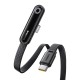 PD кабель Baseus MVP 3 Type-C to Lightning 20W 1m Black P10382501121-00