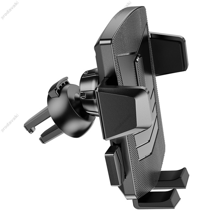 Автомобільний тримач Hoco CA86 Davy one-button air outlet Car holder Black