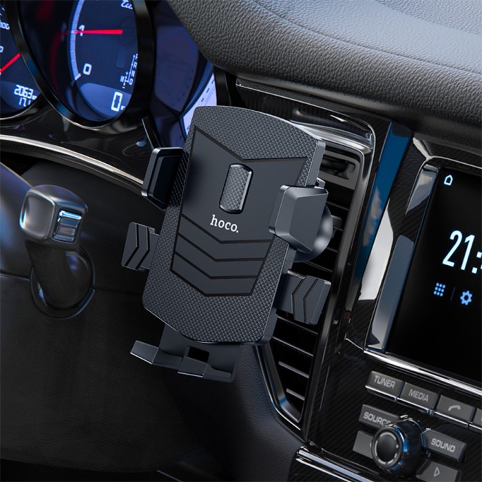 Автомобільний тримач Hoco CA86 Davy one-button air outlet Car holder Black