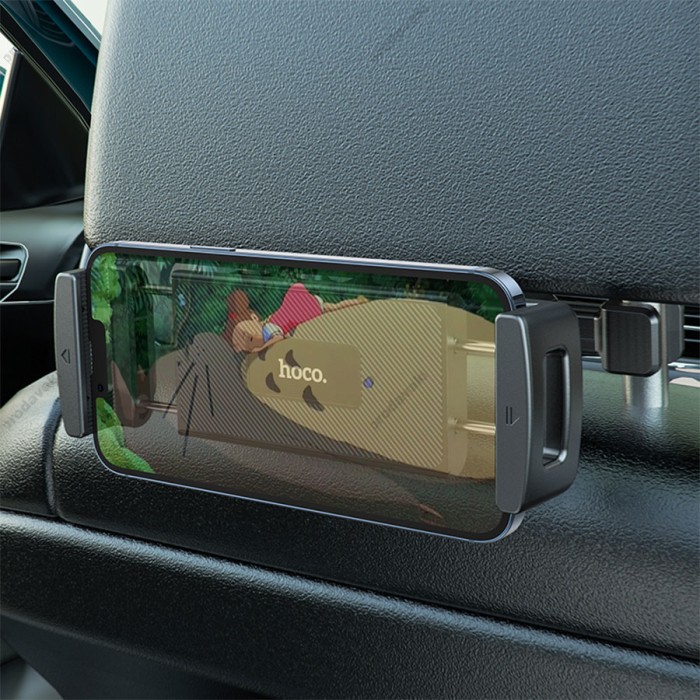 Автомобільний тримач на підголівник Hoco CA121 Prospering headrest Car holder for tablets 4.7-10.5" Black