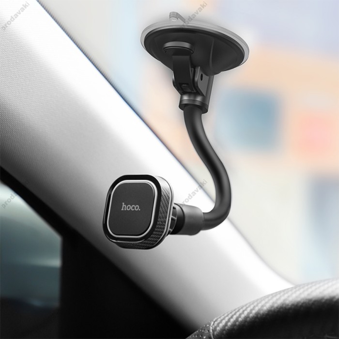 Автомобільний тримач Hoco CA55 Astute series windshield Black
