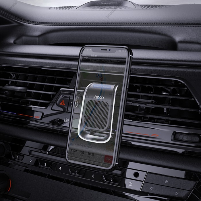 Автомобільний тримач Hoco CA74 Universe air outlet magnetic car holder Black