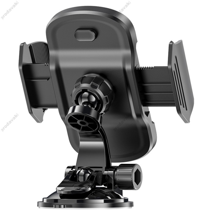 Автомобільний тримач Hoco CA82 Just fast suction cup car holder Black