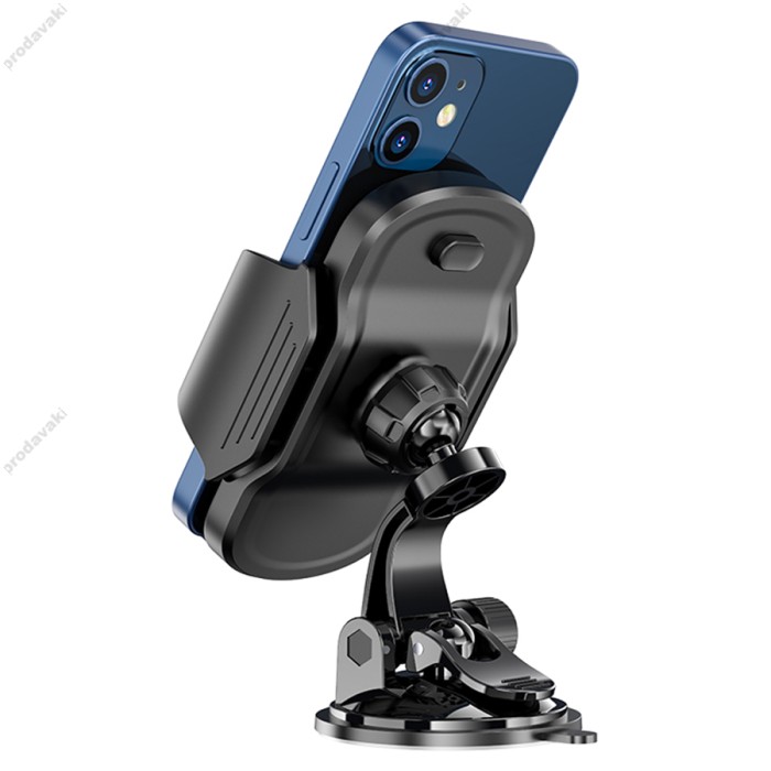 Автомобільний тримач Hoco CA82 Just fast suction cup car holder Black