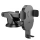 Автомобільний тримач Hoco H19 Mighty one-button car holder (center console) Black
