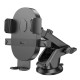 Автомобільний тримач Hoco H19 Mighty one-button car holder (center console) Black