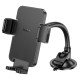 Автомобільний тримач Hoco H38 Cheetah car holder (windshield) Black