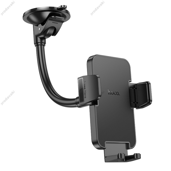 Автомобільний тримач Hoco H38 Cheetah car holder (windshield) Black