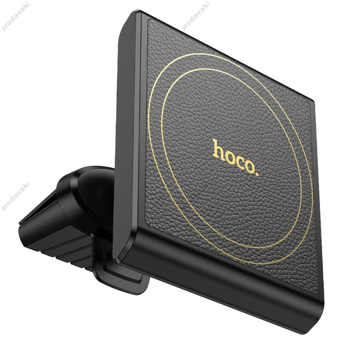 Автомобільний тримач Hoco H46 Precious ring magnetic car holder (air outlet) 4.5-7" Black