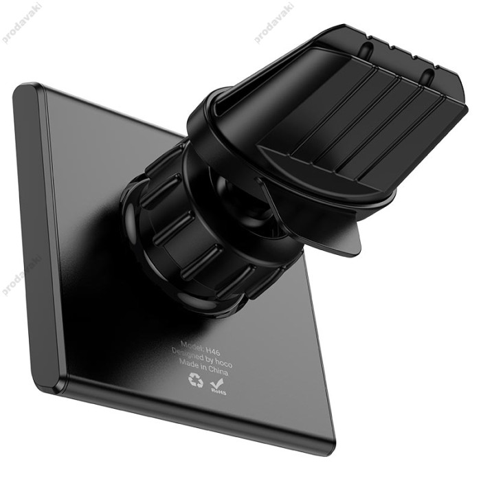 Автомобільний тримач Hoco H46 Precious ring magnetic car holder (air outlet) 4.5-7" Black