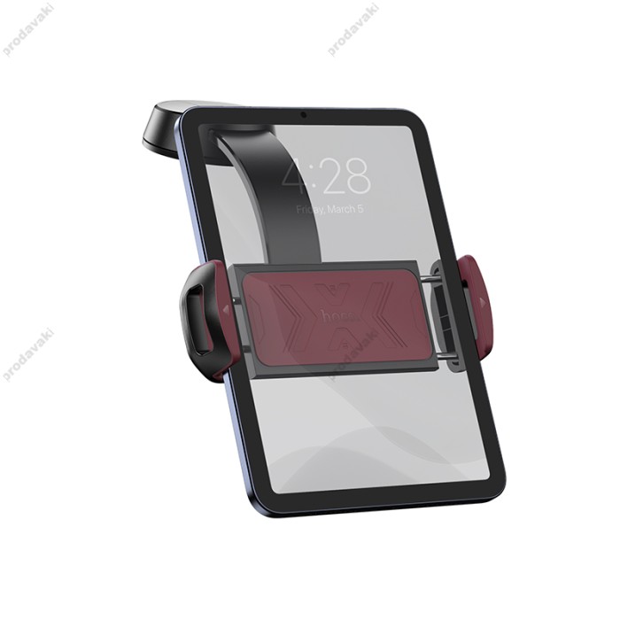 Автомобільний тримач Hoco H68 Gamble tablet Car holder (center console) 4.5-13" Black-red