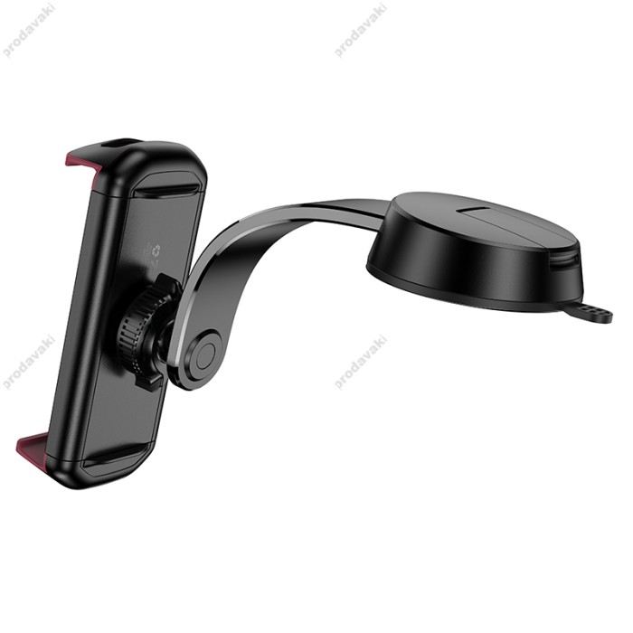 Автомобільний тримач Hoco H68 Gamble tablet Car holder (center console) 4.5-13" Black-red