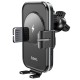 Автомобільний тримач із бездротовою зарядкою Hoco CA80 Buddy smart wireless charging 15W Black