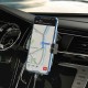 Автомобільний тримач із бездротовою зарядкою Hoco CA80 Buddy smart wireless charging 15W Black